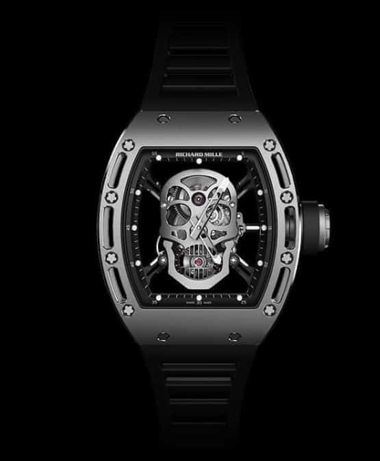 skull fake watch