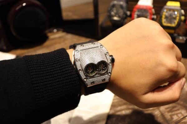 Photo 2 - New Models Replica Richard Mille RM 053 Tourbillon Full Paved Diamonds