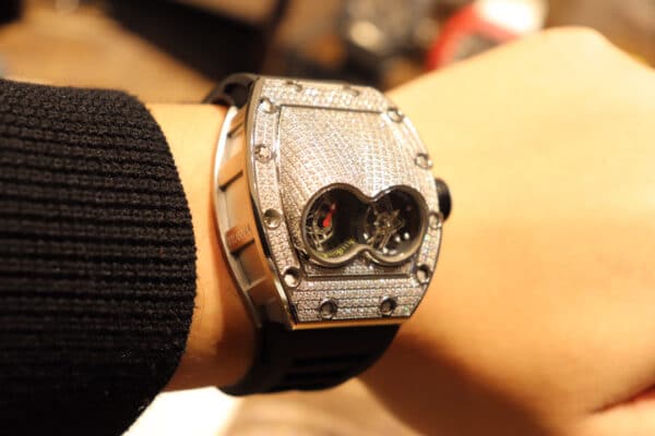 Photo 3 - New Models Replica Richard Mille RM 053 Tourbillon Full Paved Diamonds