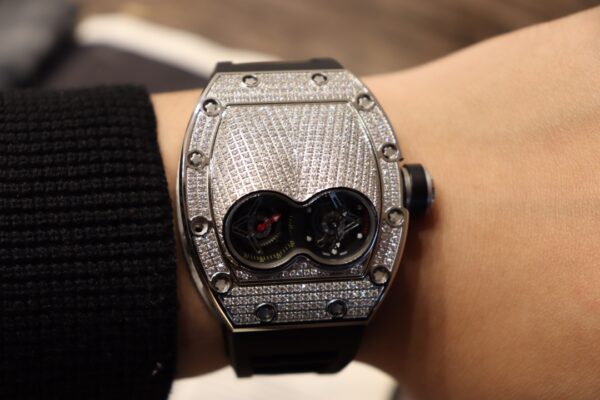 Photo 4 - New Models Replica Richard Mille RM 053 Tourbillon Full Paved Diamonds