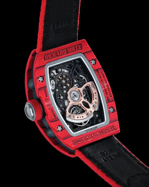 Photo 3 - New Models Replica RM 07-02 Automatic Winding Racing Red Limited Edition