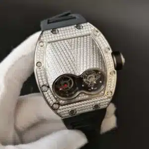 Photo 9 - New Models Replica Richard Mille RM 053 Tourbillon Full Paved Diamonds