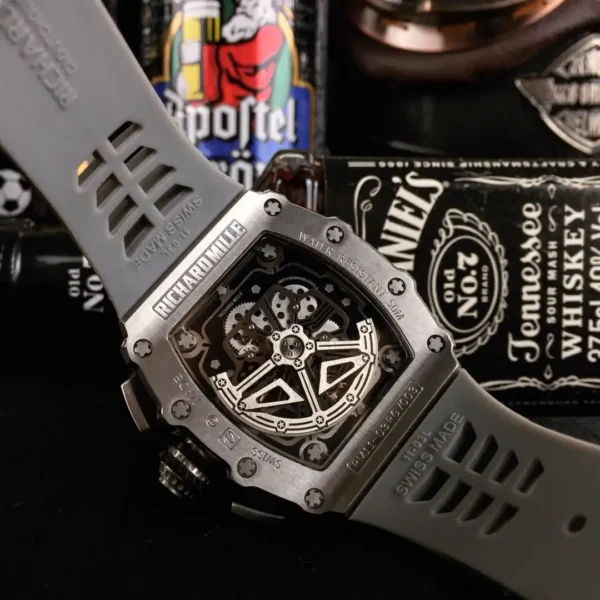 Replica RM 011 Stainless Steel Automatic Movement Grey Strap - Image 6