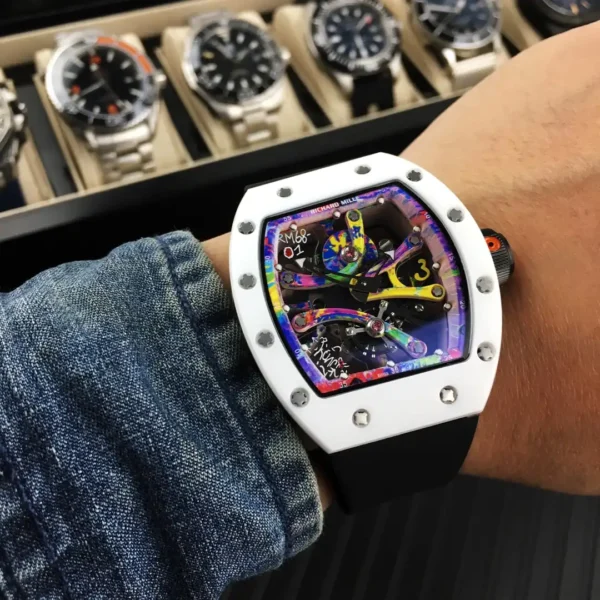 Photo 9 - New Models Replica Richard Mille RM 68-01 Tourbillon White