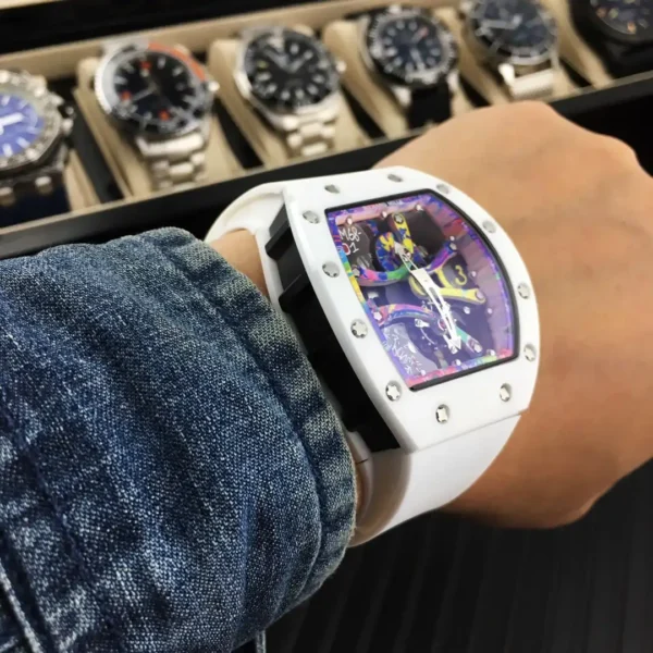 Photo 3 - New Models Replica Richard Mille RM 68-01 Tourbillon White