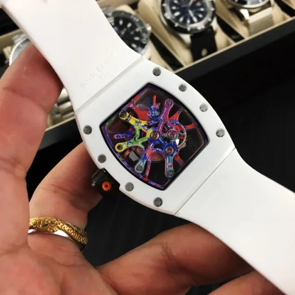 Photo 4 - New Models Replica Richard Mille RM 68-01 Tourbillon White