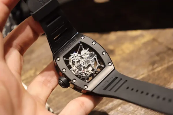 Photo 8 - New Models Replica Richard Mille RM035 BB Factory Black Rubber Strap