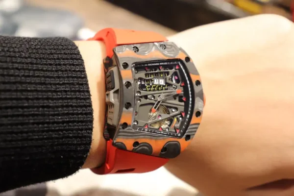 Replica Richard Mille RM 70-01 Tourbillon Orange Strap - Image 3