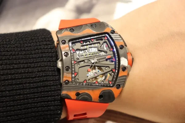 Photo 3 - New Models Replica Richard Mille RM 70-01 Tourbillon Orange Strap