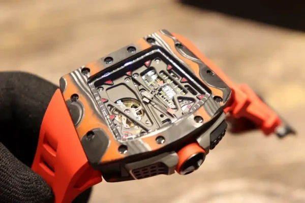 Replica Richard Mille RM 70-01 Tourbillon Orange Strap - Image 6