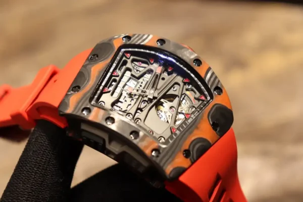 Replica Richard Mille RM 70-01 Tourbillon Orange Strap - Image 7