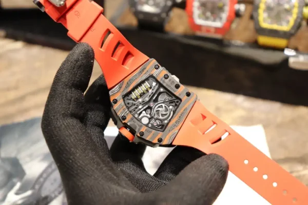 Photo 8 - New Models Replica Richard Mille RM 70-01 Tourbillon Orange Strap