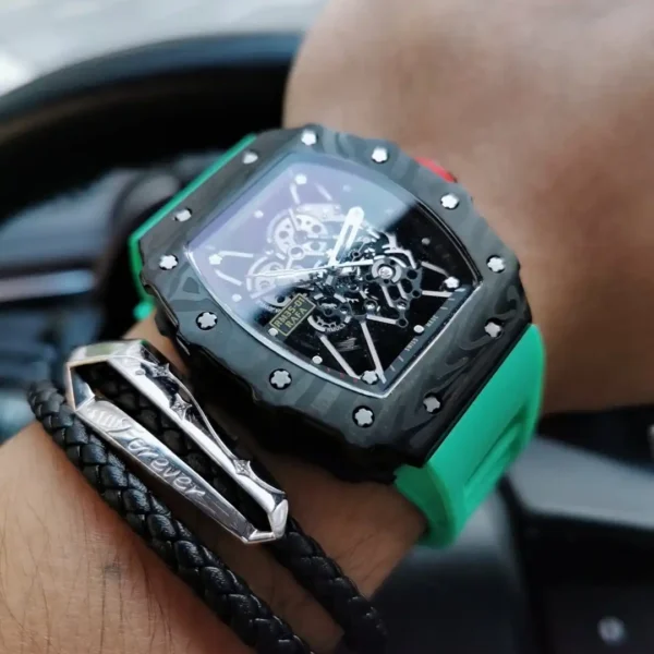 Photo 8 - New Models Replica RM35-02 V2 Green Rubber Strap