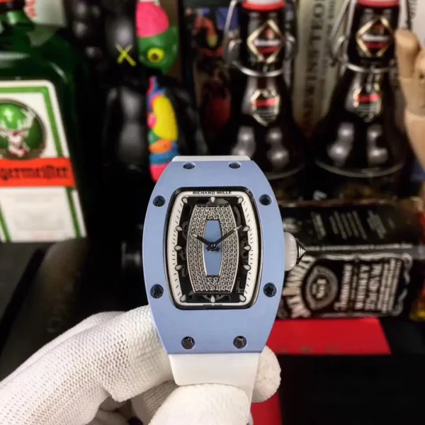 Photo 6 - New Models Replica Richard Mille RM037 Blue Ceramic Case