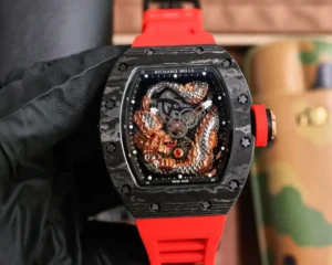 Photo 2 - New Models Replica Richard Mille RM57-03 Flying Dragon Black Carbon Case