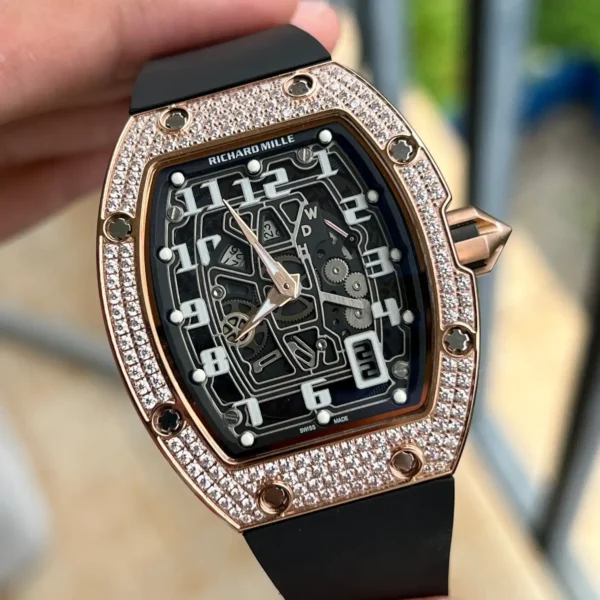 Photo 4 - New Models Replica RM 67-01 Rose Gold Diamonds