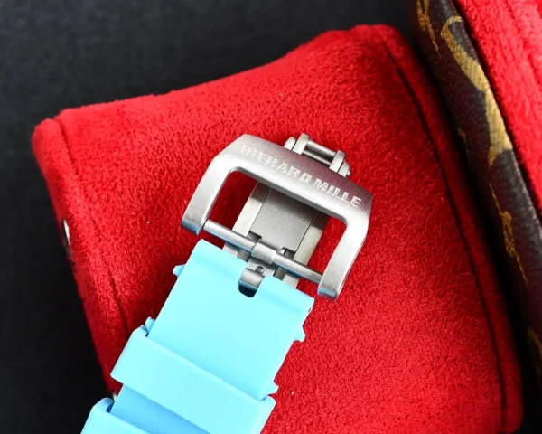 Photo 9 - New Models Replica Richard Mille RM35-02 Transparent Case Blue Strap