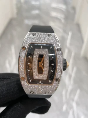 Photo 1 - RM 07-01 Replica RM 07-01 Black Lip White Gold Snow Diamond Set