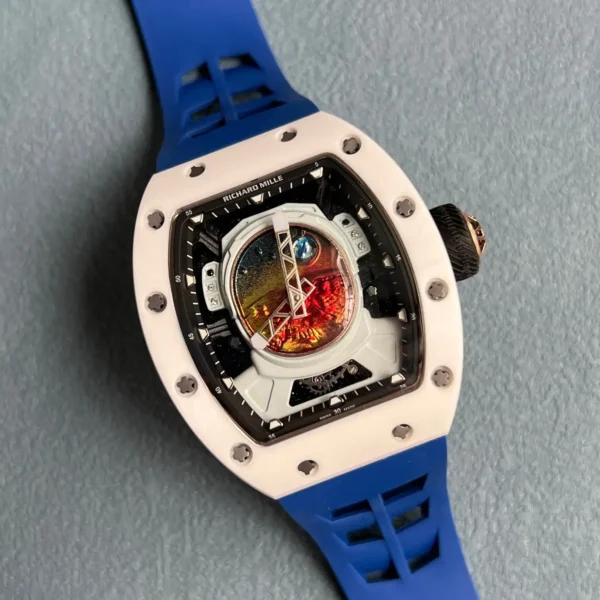 Photo 2 - New Models Replica RM 52-05 Pharrell Williams Deep Blue Strap