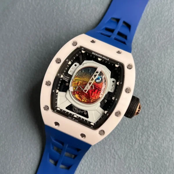 Photo 3 - New Models Replica RM 52-05 Pharrell Williams Deep Blue Strap