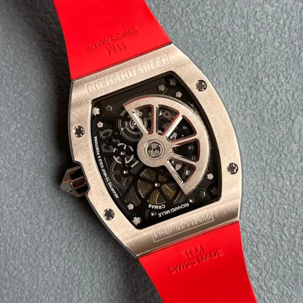 Replica RM 067-01 Titanium Red Strap - Image 8