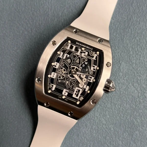 Photo 3 - New Models Replica RM 067-01 Titanium White Strap