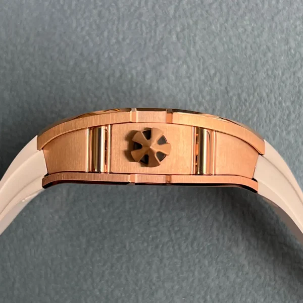 Photo 6 - New Models Replica RM 067-01 Rose Gold White Strap