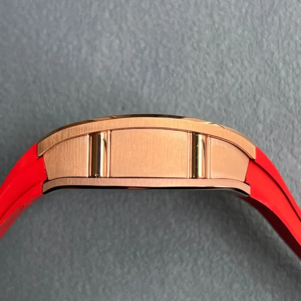 Photo 5 - New Models Replica RM 067-01 Rose Gold Red Strap