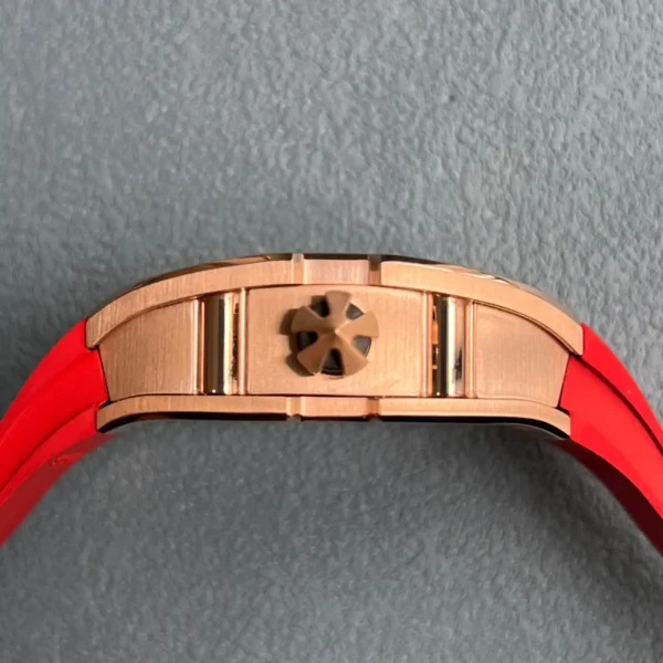 Photo 6 - New Models Replica RM 067-01 Rose Gold Red Strap