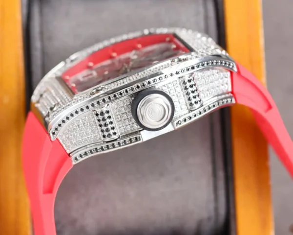 Photo 6 - New Models Replica RM 010 Titanium Diamonds Pink Strap