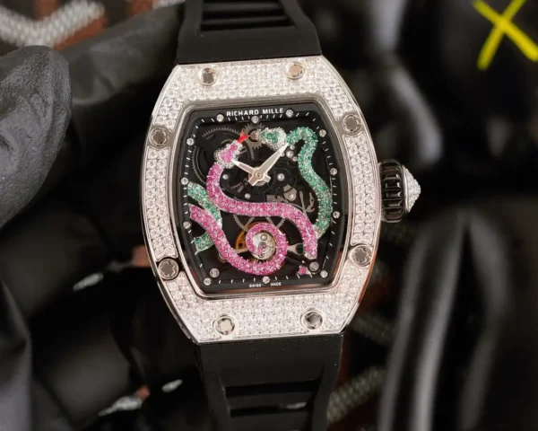 Photo 7 - New Models Replica Richard Mille 26-01 Stainless Steel Diamonds