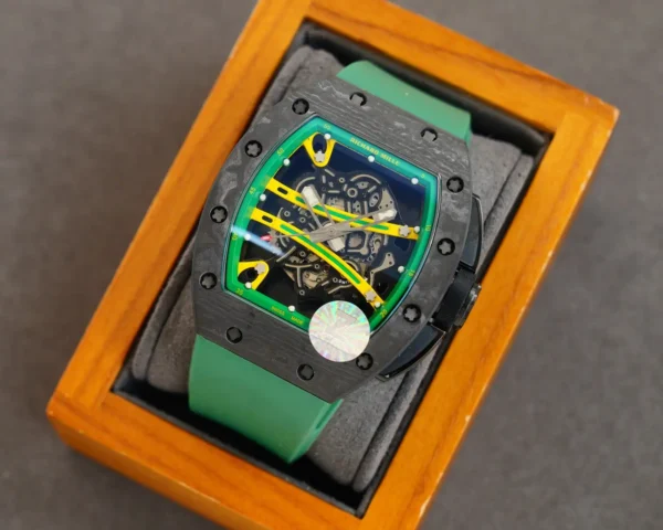 Photo 2 - New Models Replica Richard Mille RM 59-01 Ultimate Track Green Strap