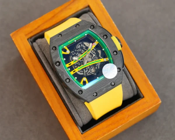 Replica Richard Mille RM 59-01 Ultimate Track Yellow Strap - Image 4