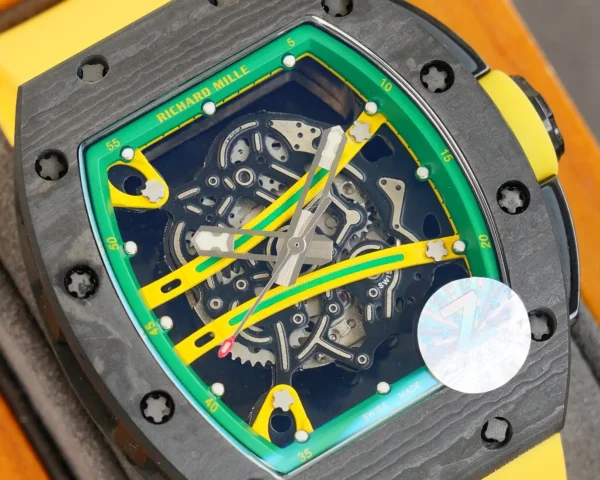 Replica Richard Mille RM 59-01 Ultimate Track Yellow Strap - Image 6