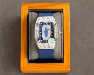 Photo 4 - New Models Replica RM 007-1 Diamond Crown Blue Strap