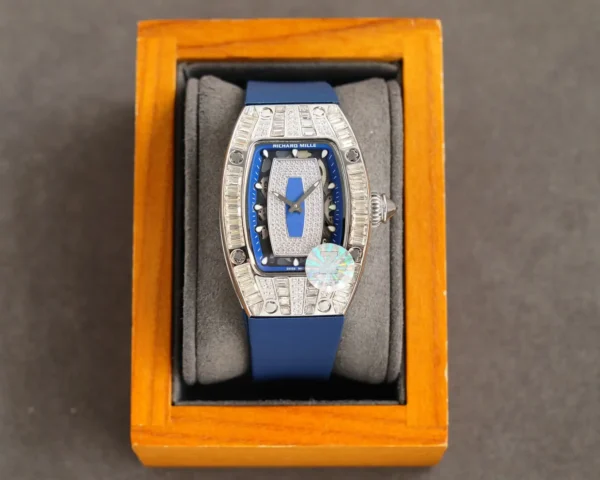 Photo 1 - New Models Replica RM 007-1 Diamond Crown Blue Strap