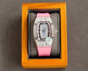 Photo 5 - New Models Replica RM 007-1 Diamond Crown Pink Strap