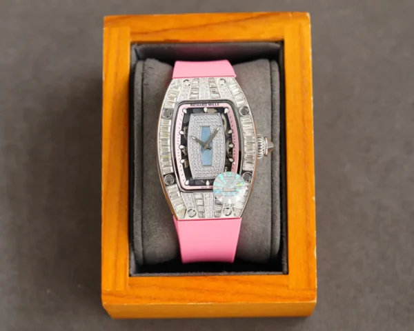 Photo 1 - New Models Replica RM 007-1 Diamond Crown Pink Strap