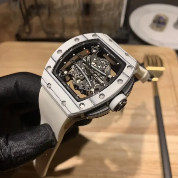 Photo 5 - New Models Replica Richard Mille RM 61-01  Yohan Blake Gray White Strap