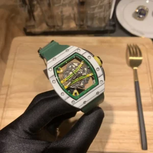 Photo 86 - New Models Replica Richard Mille RM 61-01  Yohan Blake Gray Green Strap