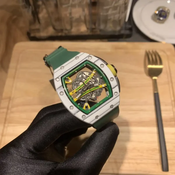 Photo 1 - New Models Replica Richard Mille RM 61-01  Yohan Blake Gray Green Strap