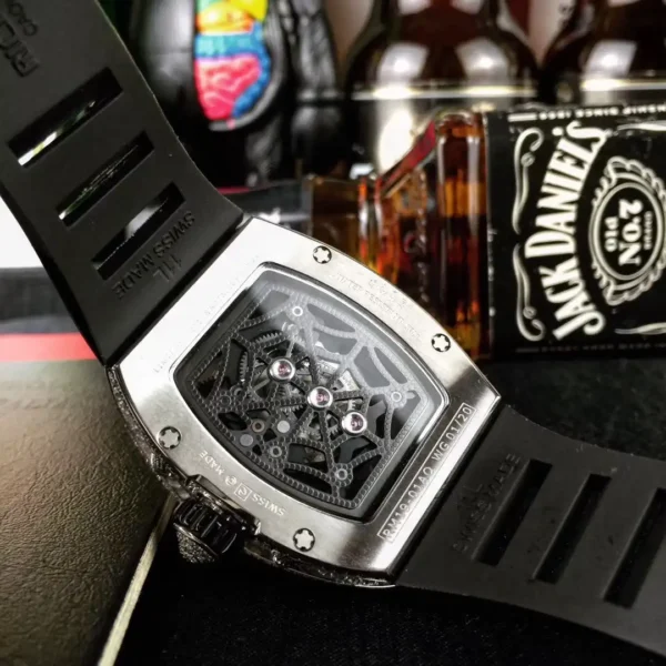 Replica Richard Mille 19-01 Spider Web Diamond Case - Image 5