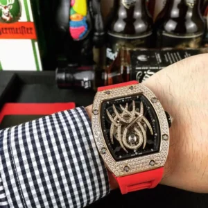 Photo 100 - New Models Replica Richard Mille 19-01 Rose Gold Diamond Case