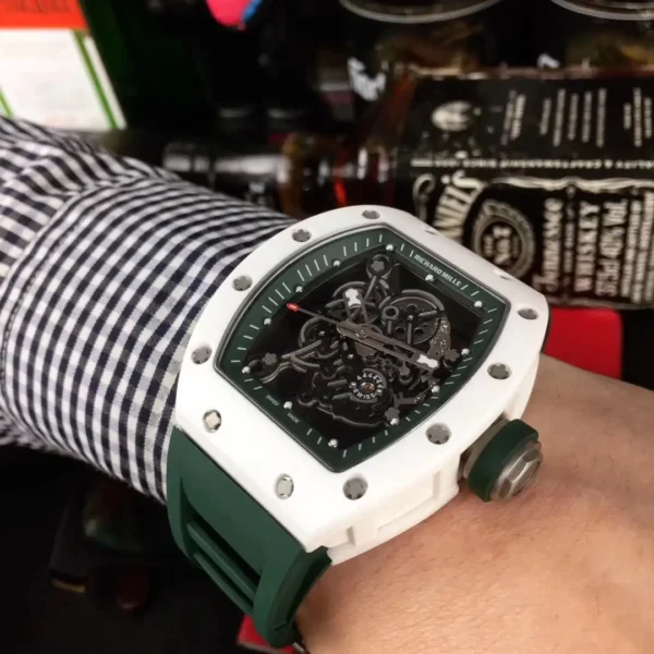 Photo 2 - New Models Replica Richard Mille RM035-America5 Green Strap