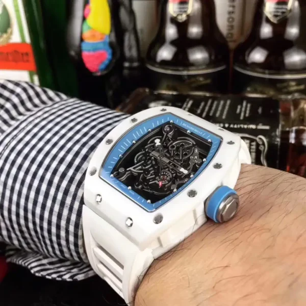 Photo 2 - New Models Replica Richard Mille RM035-America5 White Strap