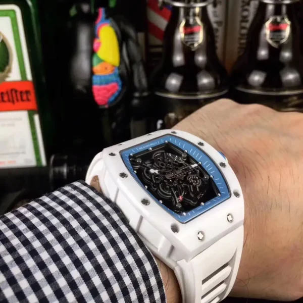 Photo 3 - New Models Replica Richard Mille RM035-America5 White Strap