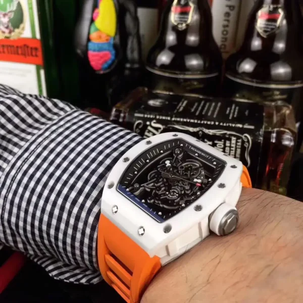 Replica Richard Mille RM035-America5 Orange Strap - Image 3