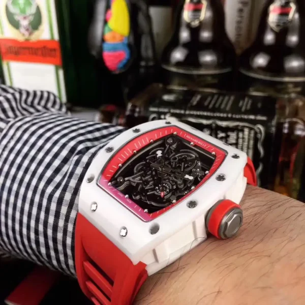 Photo 2 - New Models Replica Richard Mille RM035-America5 Red Strap