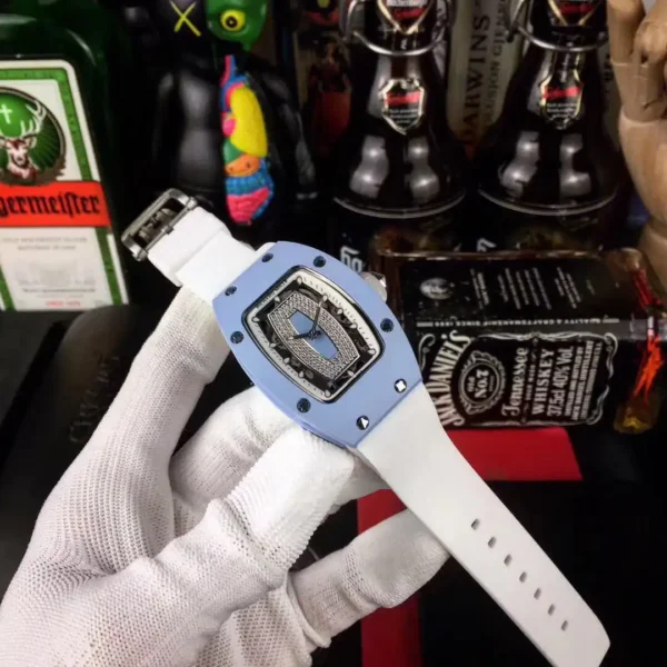 Photo 7 - New Models Replica Richard Mille RM037 Blue Ceramic Case