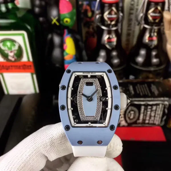 Photo 6 - New Models Replica Richard Mille RM037 Ceramic Blue Strap